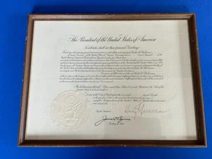1946 Harry Truman Consul General Czechoslovakia Appointment Parker Buhrman - Picture 1 of 7