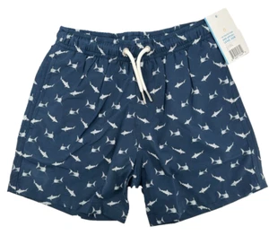 Bermies Toddler Boy's Swim Shorts Swim Trunks in Blue Sharkies Sharks sz 2 NWT - Picture 1 of 3