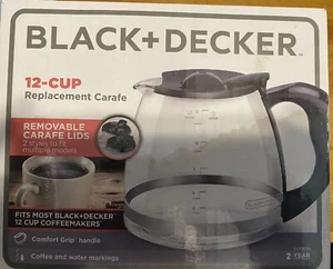 Black And Decker 12 Cup Replacemnt Carafe Fits Most Models - Picture 1 of 5