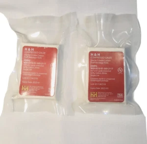 H&H COMPRESSED GAUZE/01-2023 EMS Medical EMT - Imagen 1 de 6