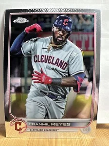 2022 Topps Chrome Silver Refractor #97 Franmil Reyes Cleveland Guardians - Bild 1 von 2