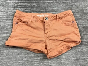 Mossimo Shorts 7 Fit 6 Orange Cuffed Cotton Blend Casual - Picture 1 of 11