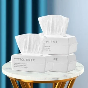 100Pcs Thickened Disposable Face Towel Skin-Friendly Cleanning Towel Women/Men - Picture 1 of 12