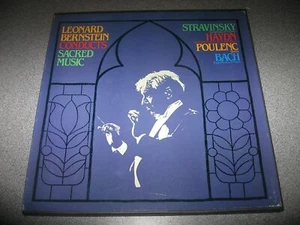 LEONARD BERNSTEIN "CONDUCTS SACRED MUSIC" 3LP BOX SET PREMIUM USED LP (NM/EX) - Picture 1 of 1