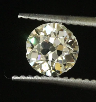 GIA loose certified .83ct I1 M Old European round diamond vintage antique - Image 1 of 4