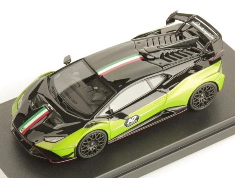 Lamborghini Huracan STO SC 10th Anniversary Green/Black 1:43 LOOKSMART LS523SC - Immagine 1 di 1