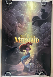 BNG Disney 10/50 The Little Mermaid Variant 24x36 Giclee Art Print Elysa Castro - Picture 1 of 3
