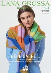 Lana Grossa  Tücher & Co. No. 8 Strickheft Strickanleitung - Bild 1 von 1