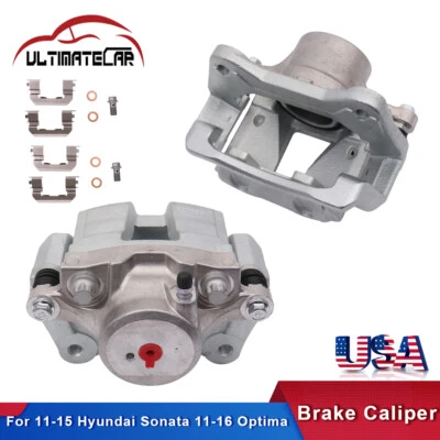 Pinza de freno delantera con soporte para Hyundai Sonata 2011-2015 Kia Optima 2011-2016 Foto 1 de 4