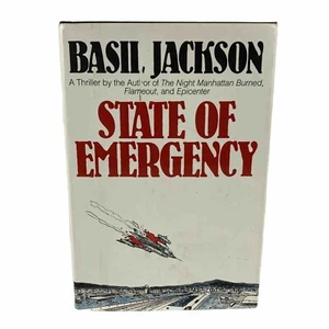 State of Emergency Basil Jackson (Hardcover, 1982) DJ First Edition - Imagen 1 de 6