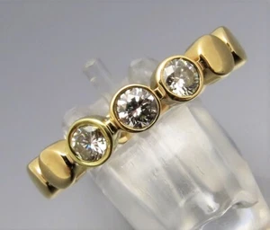 DESIGN PNEUMATICO - ANELLO LUCIDO CHICKER - ORO 585 - Foto 1 di 6