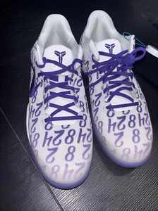 Nike Kobe 8 Protro "COURT PURPLE“ FN0266-101 Size 7Y/8.5 Women's New Authentic - Picture 1 of 12