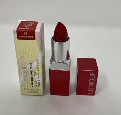 Clinique Even Better Pop Color de Labios Las Rosas son Rojas 0.12 OZ/3.6 G NUEVO EN CAJA F 131 Foto 1 de 4