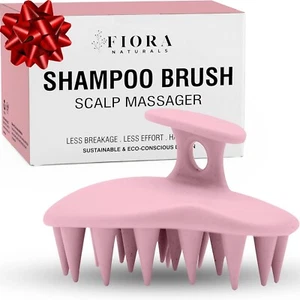 Scalp Massager Shampoo Brush - Silicon Scalp Scrubber & Exfoliator for Dandruff - Picture 1 of 6