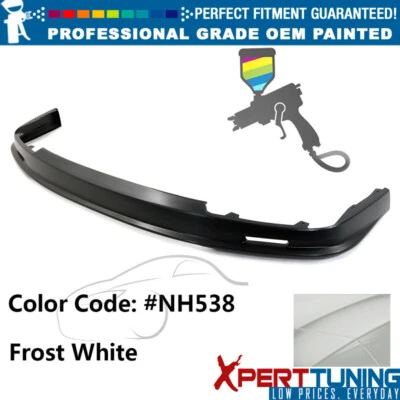 Fits 94-95 Honda Accord Mugen Style Front Bumper Lip PP #NH538 Frost White Foto 1 de 4
