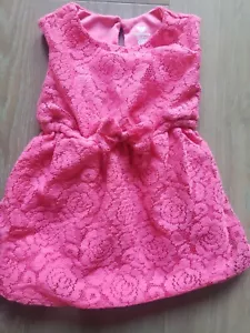 KOALA KIDS Pink Lace Dress Size 12-18 Months - Picture 1 of 4