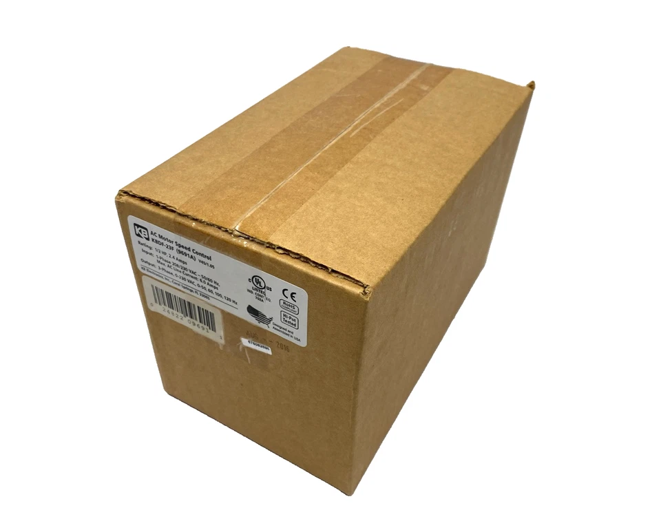 KB Electronics KBDF-23F Digital Inverter AC Drive 3PH 230VAC 0.5HP 2.4A - Image 1 of 4