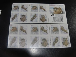 EE. UU. 2021 Sc#5648-51 nutrias en nieve para siempre folleto de estampillas panel de 20 MNH XF - Imagen 1 de 1