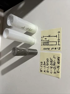 VHM Schaftfräser 16-flötig 1”-Schaft 1”-Fräser 2”-Nutenlänge (Fräsen CNC) - Bild 1 von 5