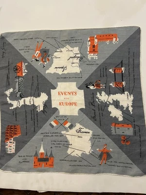 Events In Europe Hankie By Tammis Keefe - Image 1 of 4