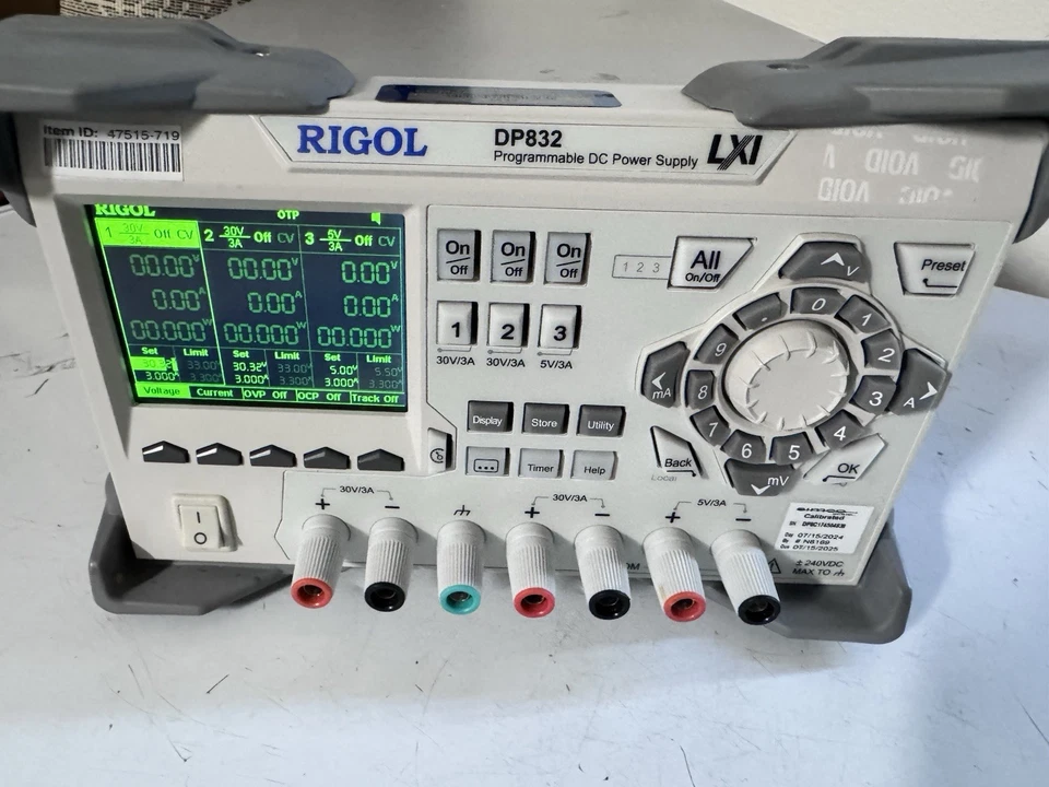 Fonte de alimentação DC programável RIGOL DP832A - Imagem 1 de 4