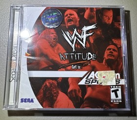 WWF Attitude Brand NEW Factory Sealed Sega Dreamcast Wrestling Game WWE 1999