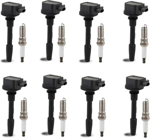 Ignition Coils & AFC Spark Plugs Kit For Ford F150 Truck 2018-2021 5.0L V8 NEW - Picture 1 of 10
