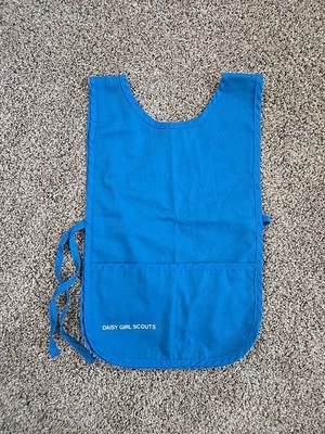Daisy Girl Scout Tunic Smock Blue Sz Made in USA 3-100 Youth Outdoor Baking - Image 1 of 4