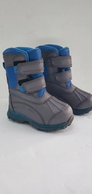 L.L. Botas Bean Invierno Snow Tread Talla 6 Niño Pequeño Azul y Gris Usadas en Excelente Condición 061810 Foto 1 de 4