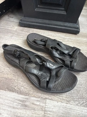 Sandalias Merrell J36612 Agave Cuero Negro con Tirantes Hebilla Zapatos para Mujer Talla 7 Usadas en Excelente Condición Foto 1 de 4