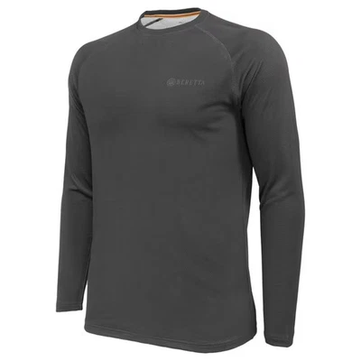 Beretta Tech Long Sleeve Tee Grey Castlerock 2XL UPF 50 (TS861T21450911XXL) - Image 1 of 2
