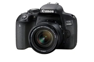 Canon EOS 800D Digital SLR +18-55 is STM Lens Black (Intl Model) Model No Warran - Picture 1 of 7