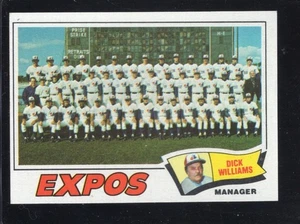 1977 Topps #647 Montreal Expos Team mit Dick Williams Near Mint, kostenloser Versand - Bild 1 von 2