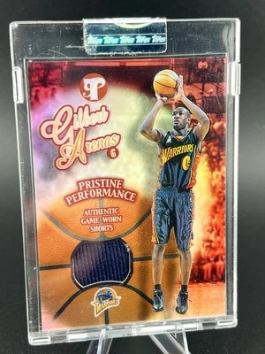 2003 Topps Pristine Gilbert Arenas Game Used Shorts 04/25 - Image 1 of 2