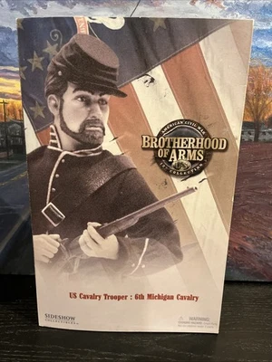 SIDESHOW 12 PULGADAS GUERRA CIVIL UNIÓN EJÉRCITO 6TO SOLDADO DE CABALLERÍA MICHIGAN COMO NUEVO EN CAJA Foto 1 de 4