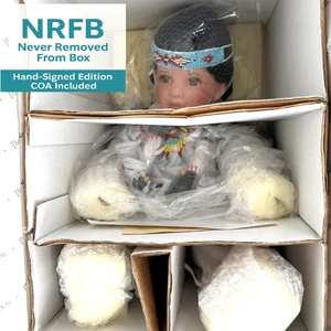 Bambola Hamilton Snowbird 1994 di Laura Cobabe NRFB firmata a mano certificato di autenticità scatola originale - Foto 1 di 7