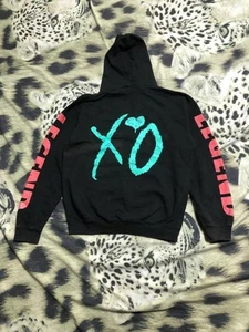 XO The Weeknd Legend Pullover Hoodie Schwarz Unisex M Distressed SunFaded Dad Y2K - Bild 1 von 17