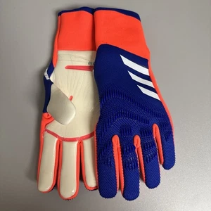 adidas Predator Mens 10 Pro PROMO Soccer Goalkeeper Gloves Blue/Red/White IX3869 - Picture 1 of 5