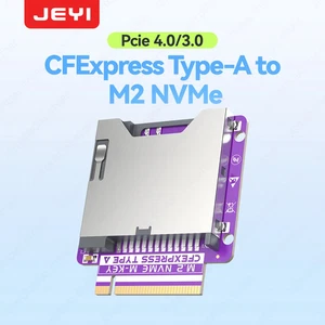JEYI CFexpress Typ-A auf M.2 NVMe Adapter, werkzeugloser PCIe 4.0 Konverter  - Bild 1 von 8
