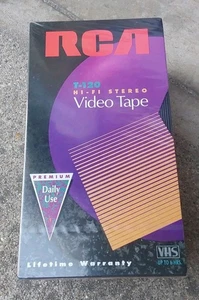 Leere VHS Kassetten Cinch T-120 3er Pack 6 Stunden HiFi Stereo Video Premium versiegelt lila - Bild 1 von 3