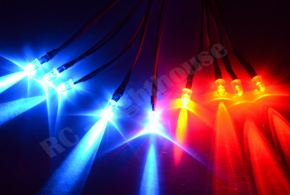 RC LED Light Set for Axial Exo Terra Buggy AX90015 Light Bar AX80085 5B4R 5mm - Image 1 of 1