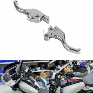 For Harley Touring Street Glide FLHX FLHXSE Chrome Adjustable Brake Clutch Lever - Picture 1 of 8