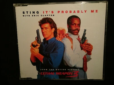Sting It's Probably Me With Eric Clapton Lethal Weapon 3 *MXCD* (774) - Image 1 of 2