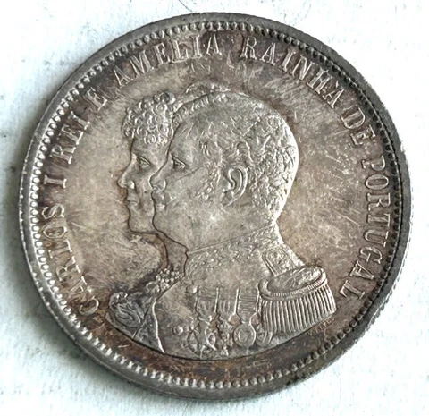 Portugal Silver 1000 Reis 1498- 1898 Cover