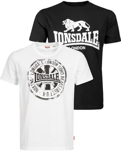 Lonsdale regulär fit T-Shirt Dildawn im Doppelpack - Picture 1 of 3