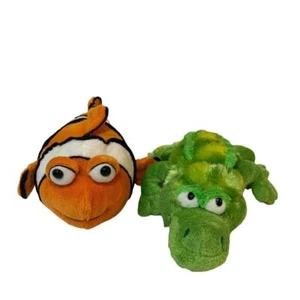 Ganz Webkinz Green Alligator Clown Fish Plushies Soft Cuddly Stuffed Animal Toys - Picture 1 of 12