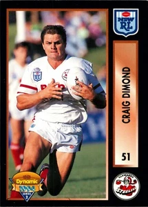 1994 ILLAWARRA STEELERS NRL Card CRAIG DIMOND - Picture 1 of 2