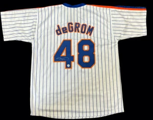 Jacob deGrom Signed New York Mets Jersey (LOJO) 2xN.L. Cy Young Award Winner - Picture 1 of 5