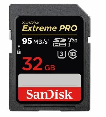 Sandisk 32/64/128 GB Ultra Extreme Pro SD SDHC Class 10 4 Memory Card for Camera - Image 1 of 4