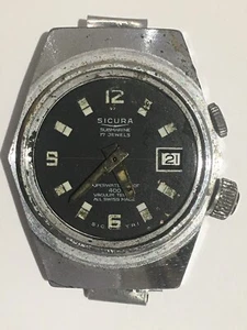  SICURA VINTAGE EB CAL.8385-67 WATCH MOVEMENT /G3385 - Picture 1 of 3